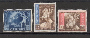 Michel Nr. 820 - 822, Postkongress postfrisch.